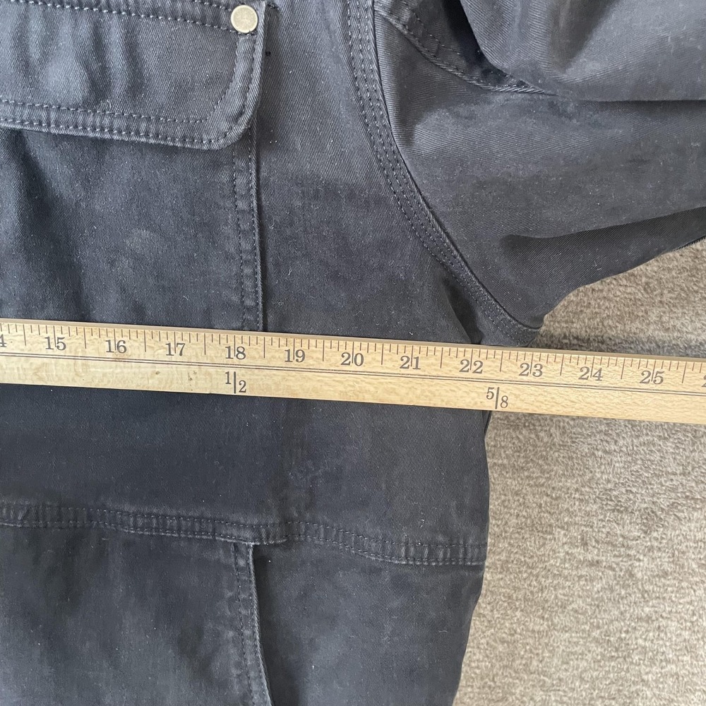 Wrangler Jacket Mens Large Blue Canvas Fleece Lined Riggs Workwear Tough Layers - Picture 8 of 10
